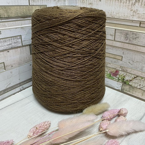 Пряжа Lino Лён верблюд