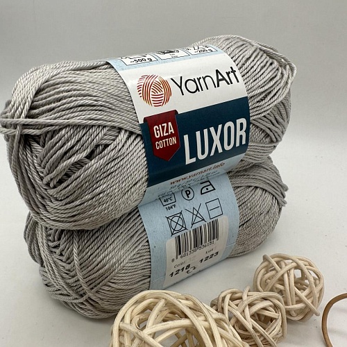 Пряжа Luxor 1218 св серый