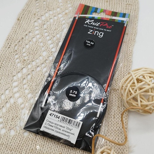 Спицы Спицы круговые Zing 100cm №2.75