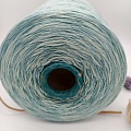 Пряжа в бобинах Seta SCHAPE VERGDECHI (цвет &amp;quot;льдинка&amp;quot;)