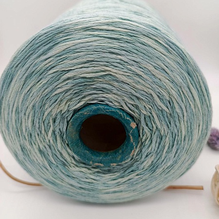 Пряжа в бобинах Seta SCHAPE VERGDECHI (цвет &quot;льдинка&quot;)