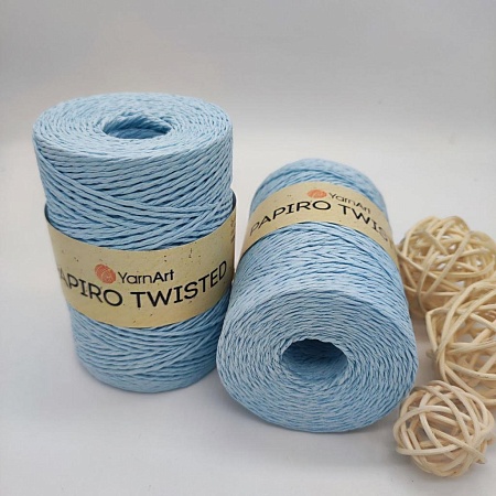 Пряжа для вязания рафия крученая Papiro Twisted 1314