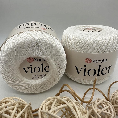 Пряжа Violet 1000 белый