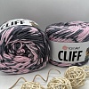 Пряжа Cliff 8302 розово - серый