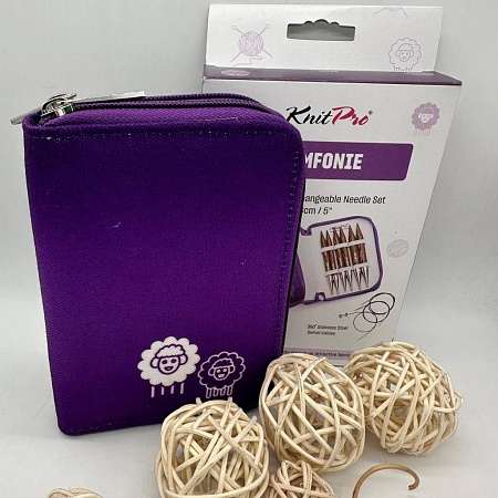 Спицы для вязания 20663 Набор деревянных съемных спиц Chunky Symfonie Wood KnitPro
