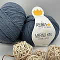 Пряжа Regia Merino Yak 07523 джинсовый