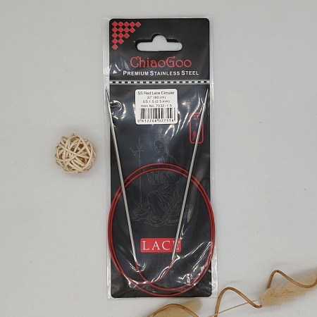 Спицы для вязания ChiaGoo спицы круговые металл 2,5 мм 80 см