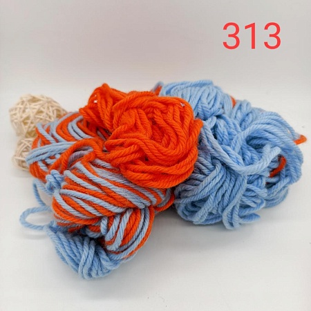 Пряжа в бобинах Arcobaleno (аркобалено) мини №313