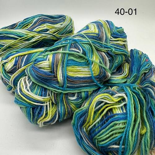 Пряжа в бобинах Arcobaleno (аркобалено) носочная. Цвет № 40-01