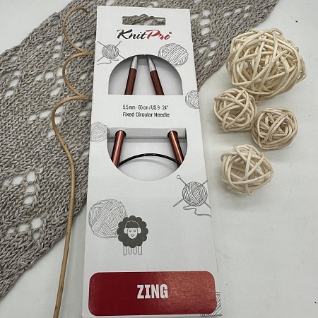Спицы спицы круговые Zing 60 cm №5,5