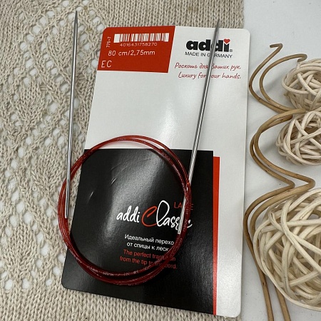 Спицы для вязания Lace-needles with extra sharp tips 80см / 2,75мм