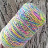 Пряжа в бобинах Stampato радуга. Цена за 10гр