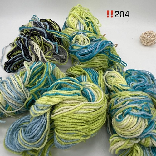 Пряжа в бобинах Arcobaleno (аркобалено) мини №204