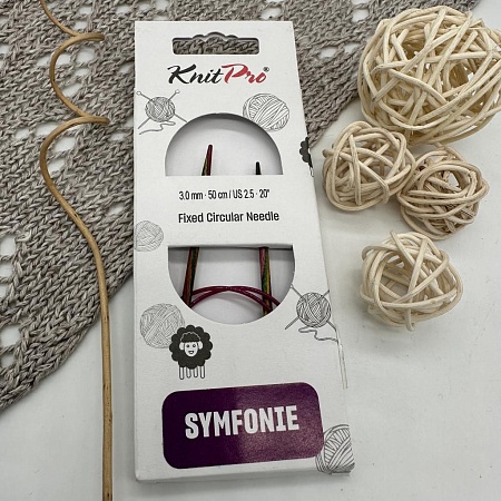 Спицы для вязания Спицы круговые Symfonie 50 cm №3.0