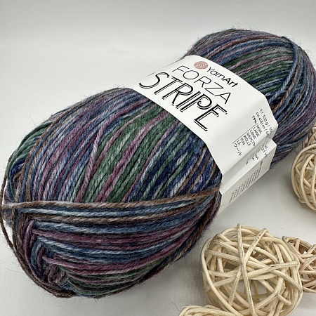 Пряжа Yarn Art Forza Stripe 2801