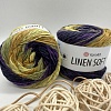Пряжа Linen Soft лен, вискоза, хлопок 7410 цветущий луг