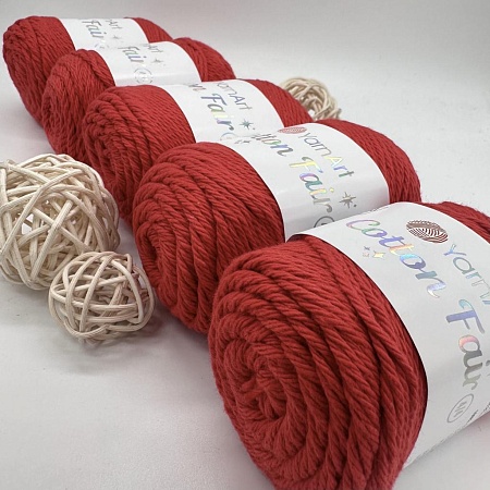 Пряжа Cotton fair 4/4