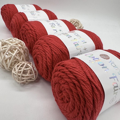 Пряжа Cotton fair 4/4