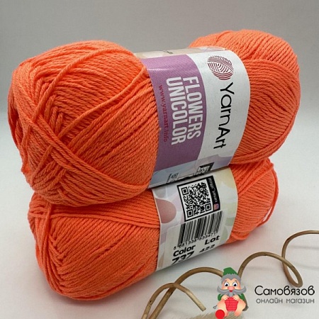 Пряжа Yarn art Flowers UNICOLOR 737