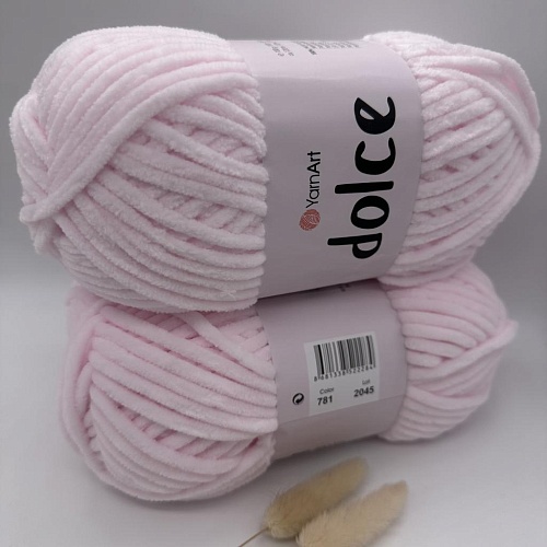 Пряжа Dolce 781 бледно-розовый