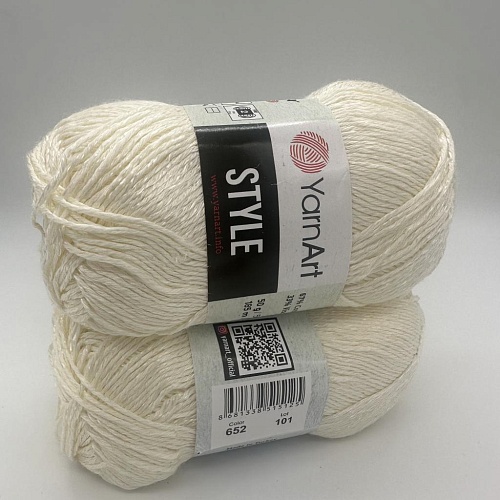 Пряжа Style 652 крем