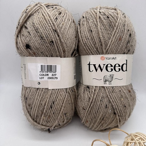 Пряжа Tweed 227 беж