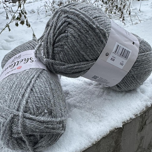 Пряжа Shetland 530 серый