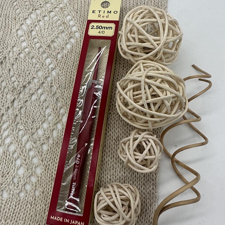 Крючки для вязания Крючок с ручкой ETIMO Red 2,5мм