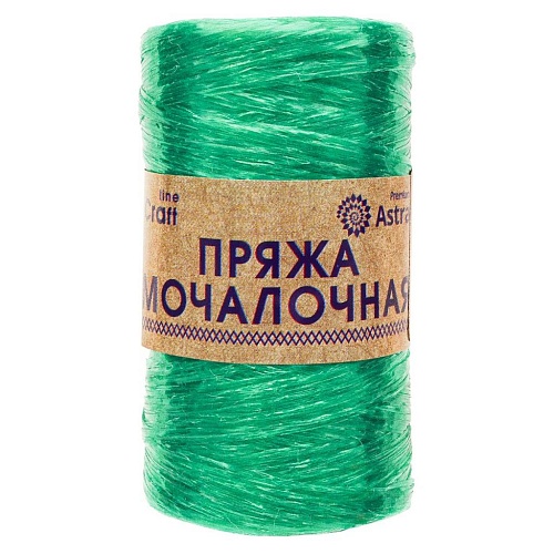 Пряжа Astra Premium Мочалочная (темный изумруд)
