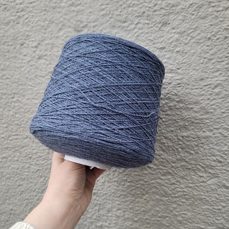 Пряжа в бобинах Cash 70 2/14 1415 джинсовое настроение