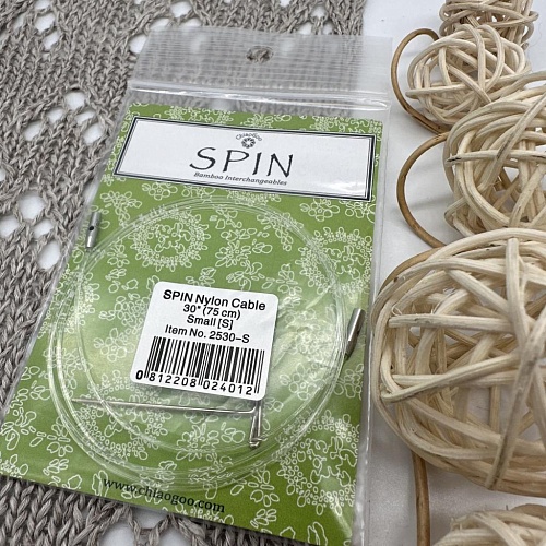 Спицы для вязания Леска S к металлическим спицам,75 см