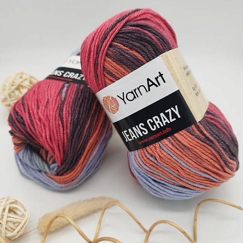 Пряжа Jeans Crazy 8214