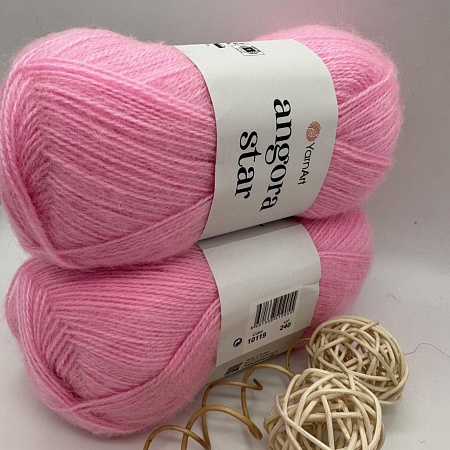 Пряжа Angora star 10119 розовый