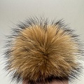Аксессуары для одежды и обуви помпон натуральный енот