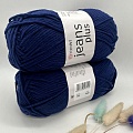 Пряжа Jeans plus 54 тем синий