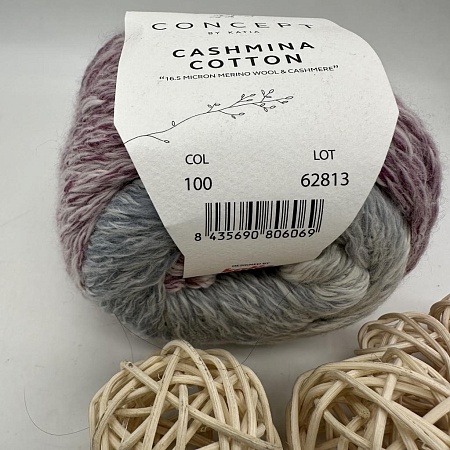 Пряжа Cashmina cotton 100