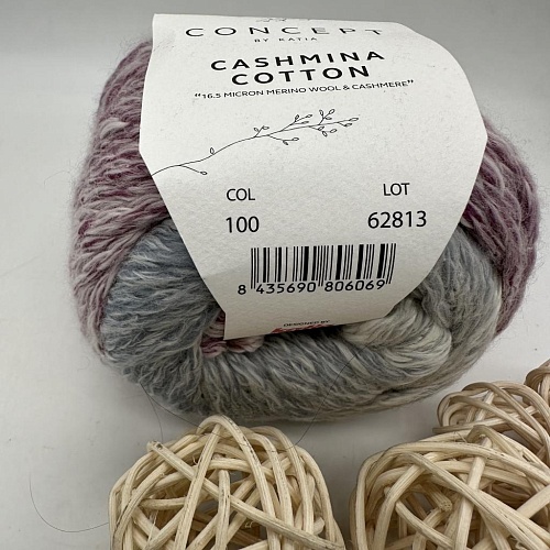 Пряжа Cashmina cotton 100