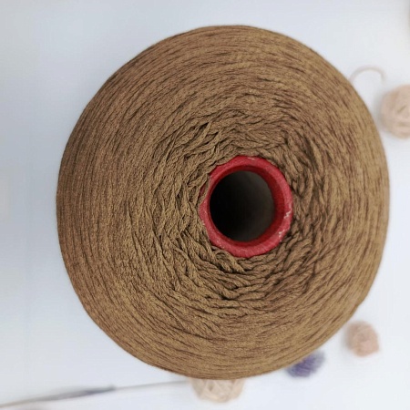 Пряжа в бобинах Seta SCHAPE цвет 3488 UMBER (цвет &quot;тёмная бронза&quot;)