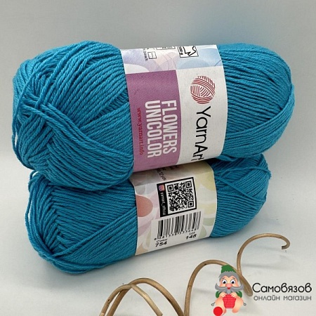 Пряжа Yarn art Flowers UNICOLOR 754