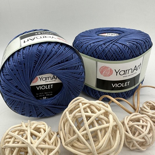Пряжа YarnArt Violet 154 синий