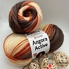 Пряжа Angora Active 851 коричнево - рыжий
