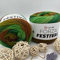 Пряжа Forza Festival 2907 хвойный лес