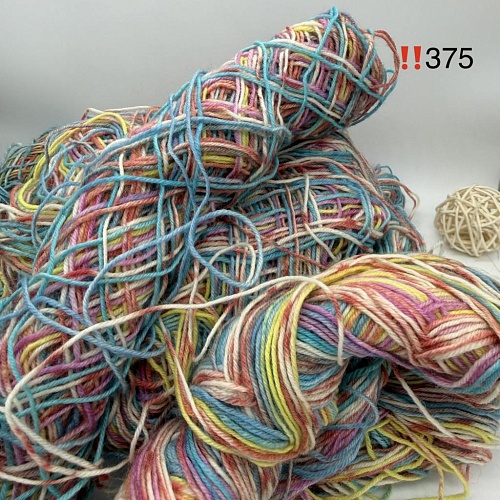 Пряжа в бобинах Arcobaleno (аркобалено) мини №375