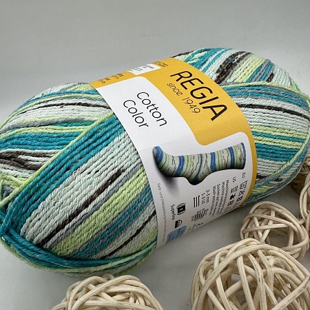 Пряжа Regia Cotton Color 02473 Spring Has Sprung