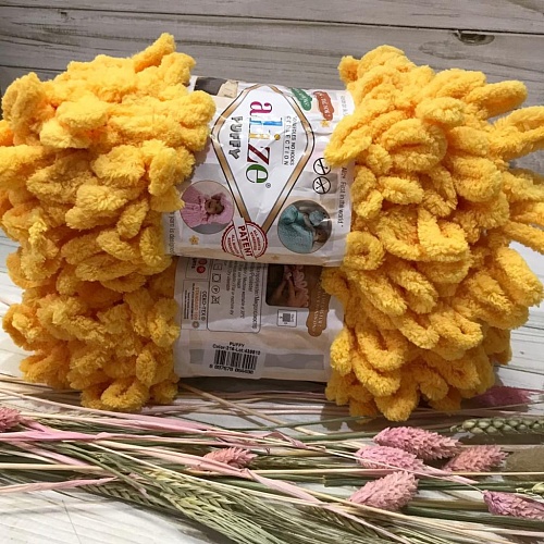 Пряжа 216 желтый