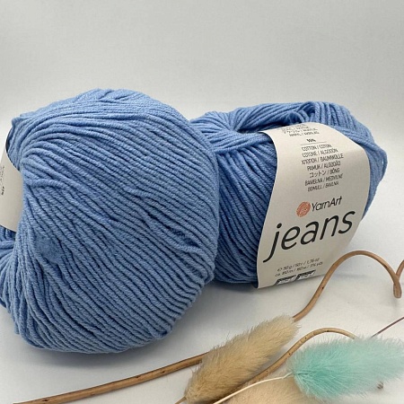 Пряжа YarnArt Jeans 15 т. голубой