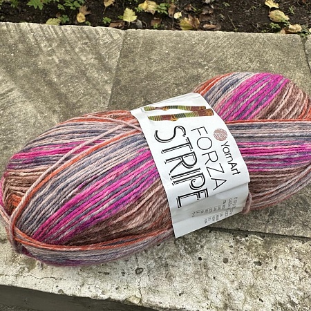 Пряжа Yarn Art Forza Stripe 2802