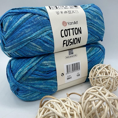 Пряжа Cotton Fusion хлопок 3641