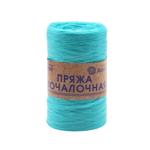 Пряжа Astra Premium Мочалочная (бирюза)