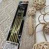 Спицы для вязания Спицы чулочные Knit Pro Zing 15 cm №3.50 хризолитовый 5шт в упаковке